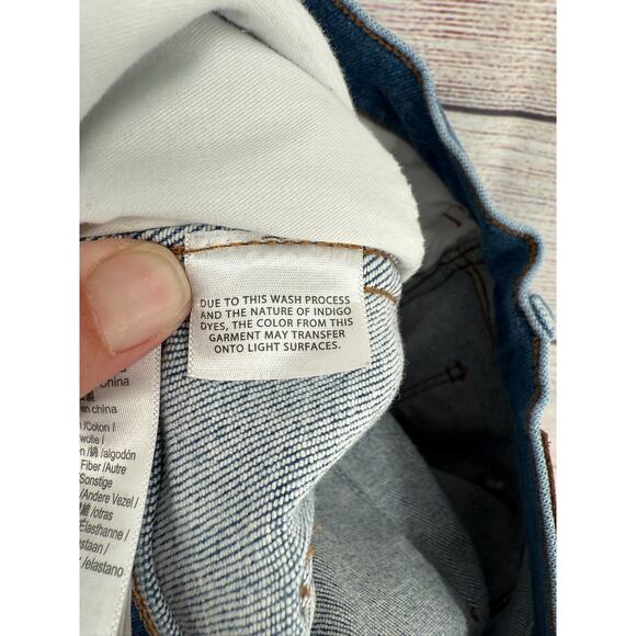 Madewell 10" High Rise Skinny Crop Jeans Womens 29 Blue Medium Wash Denim - Picture 9 of 12